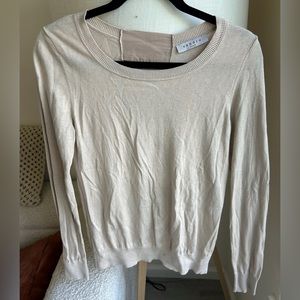 Sandro cream/beige long sleeve